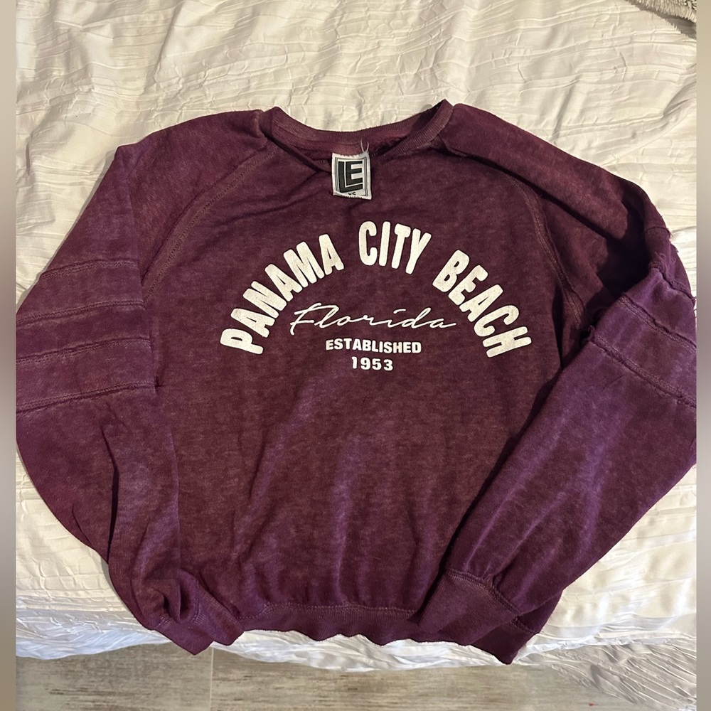 girls crewneck Panama Beach sweatshirt